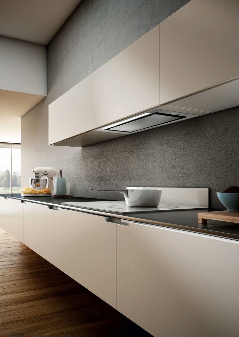 Integrated range hood