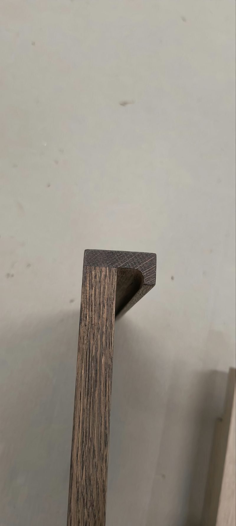 Solid wood handle