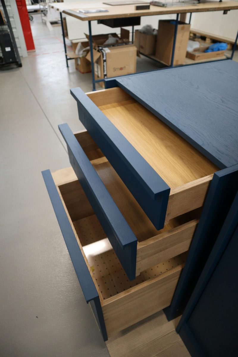 Solid wood drawers