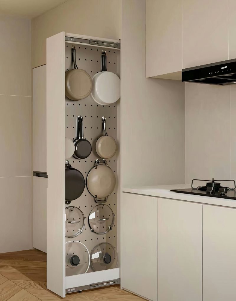 Tall pantry pullout