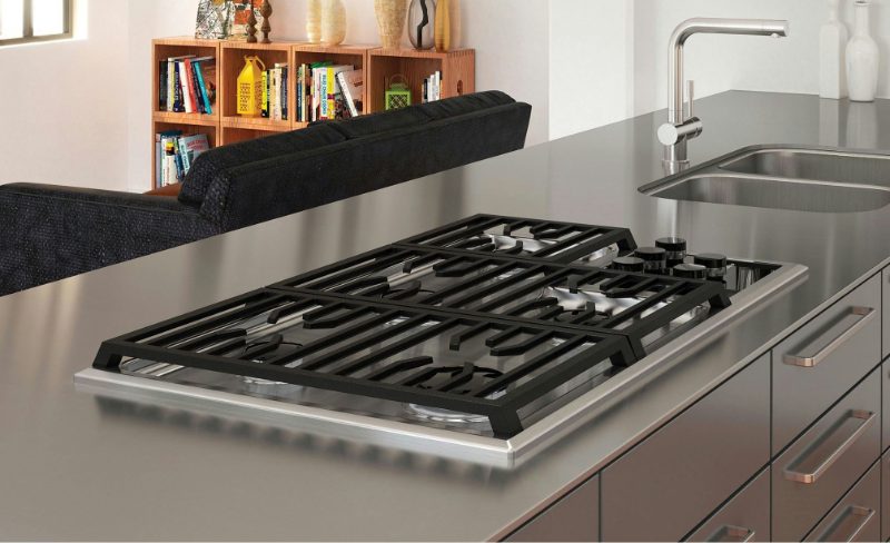 Wolf gas cooktop
