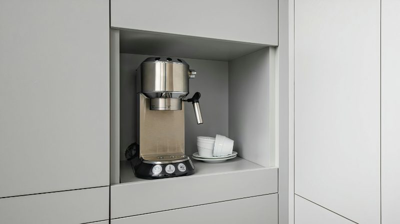 Lift-up appliance garage