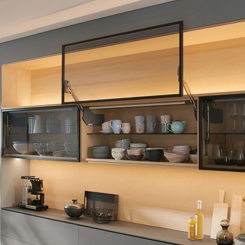 Parallel lift-up door