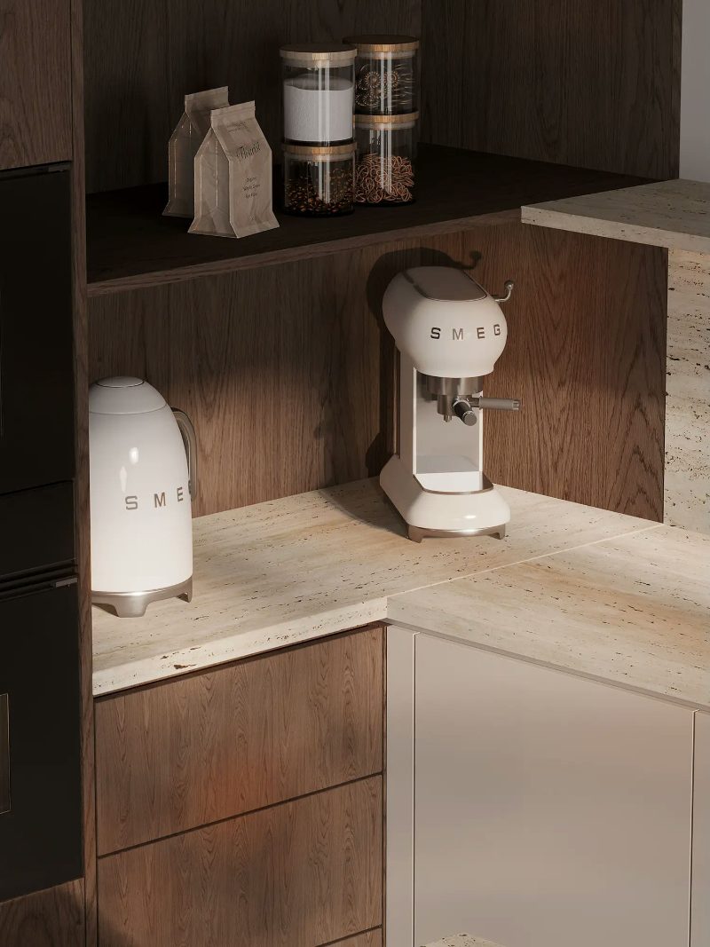 Appliance garage space