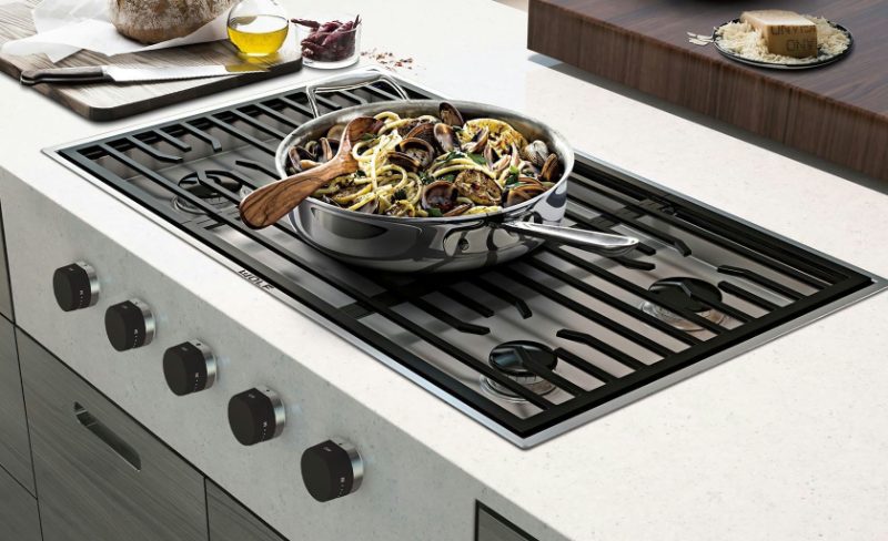 Wolf gas cooktop