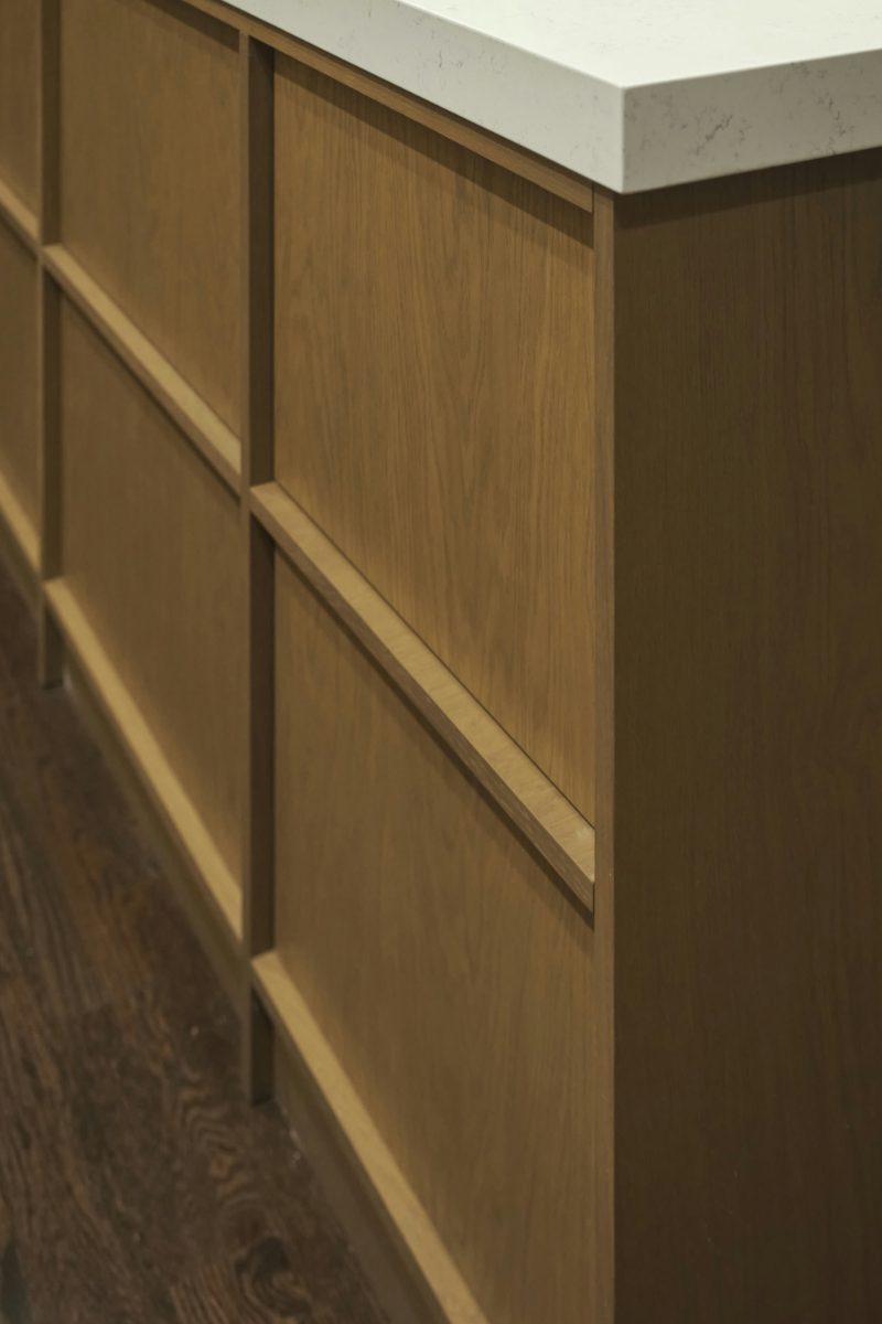 Light oak Japandi cabinet