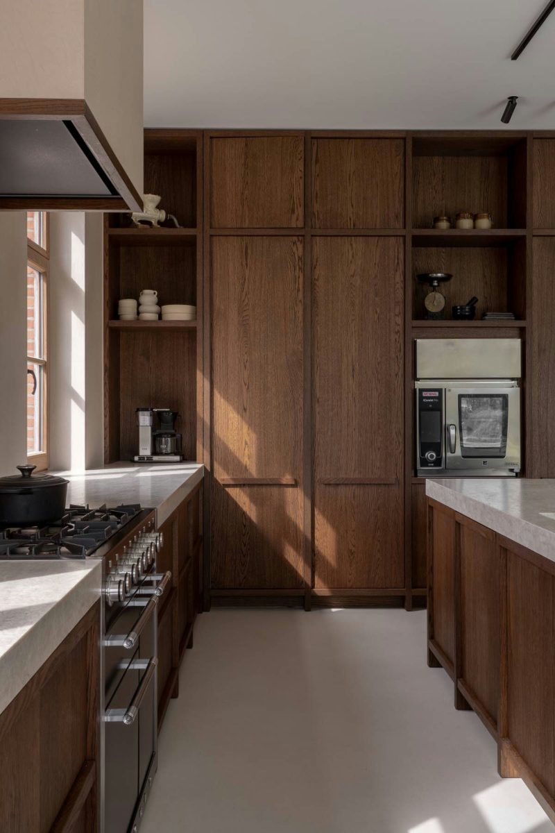 Open appliance garage