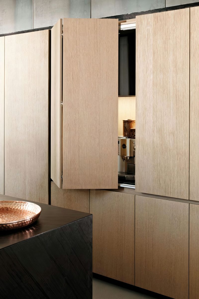 Sliding Door Appliance Garage