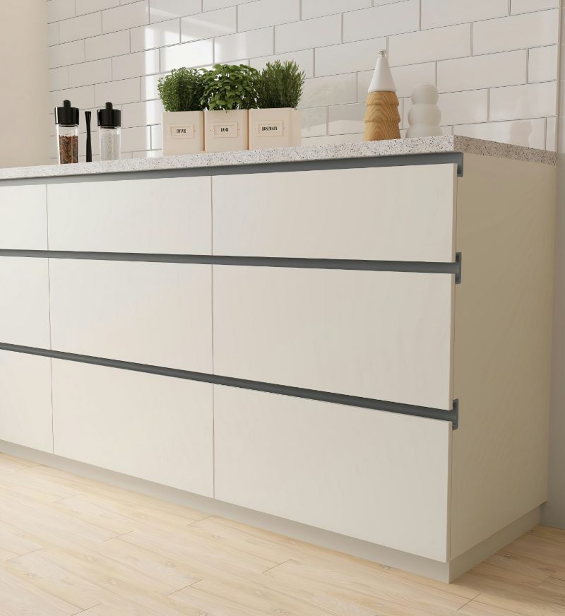 Cabinets with Gola profile