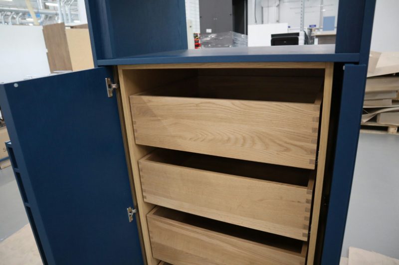 Solid wood drawers