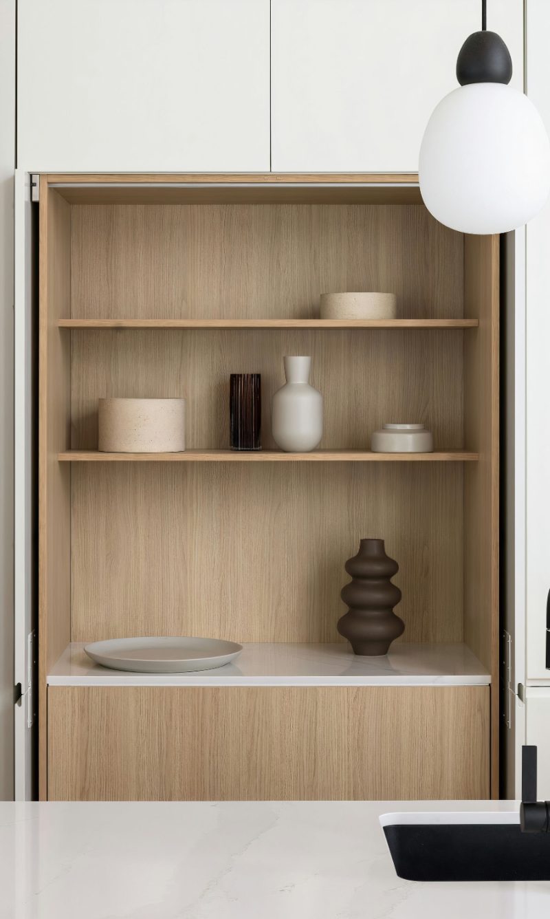 Pocket Door Appliance Garage