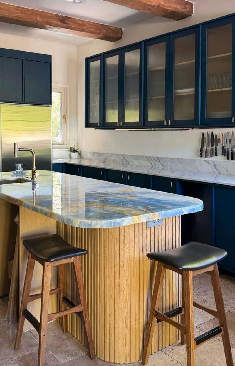 Outlets on the kitchen island