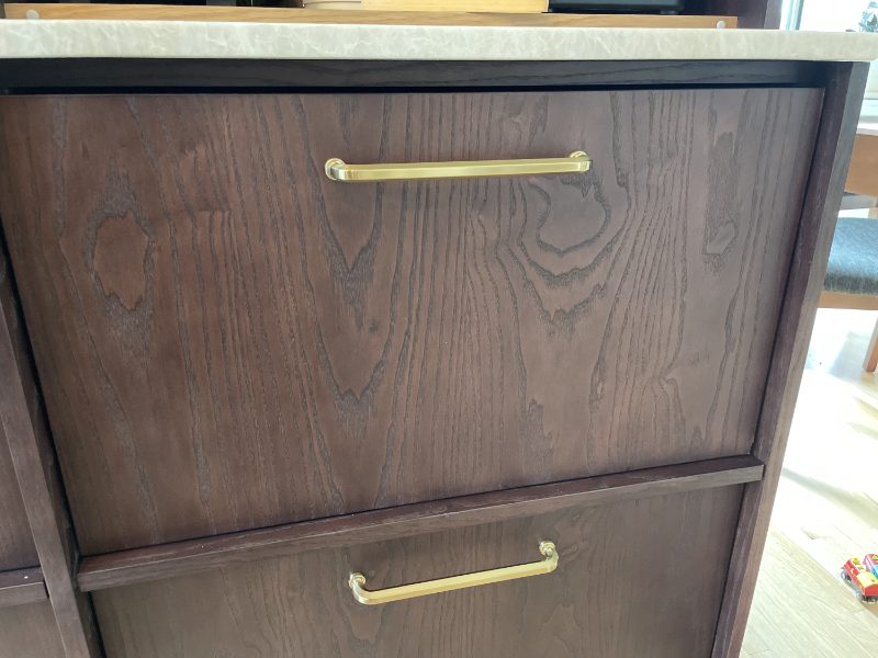 Japandi wooden drawer
