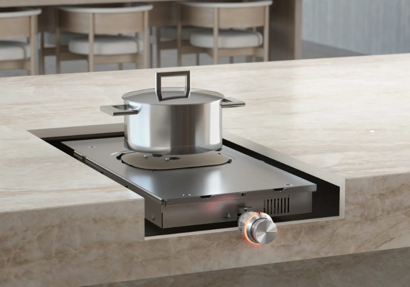 Gaggenau countertop-integrated burners
