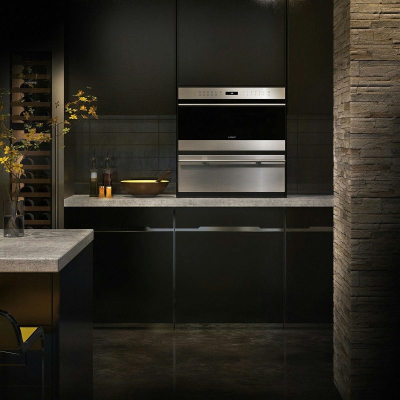 Built-in microwave