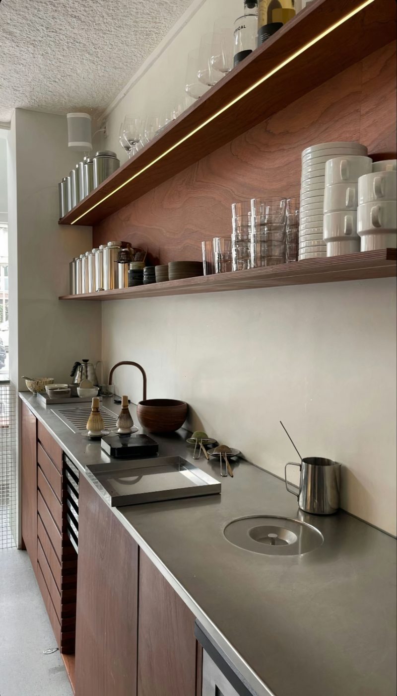 Stainless steel countertop