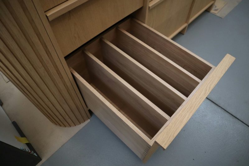 Solid wood drawer