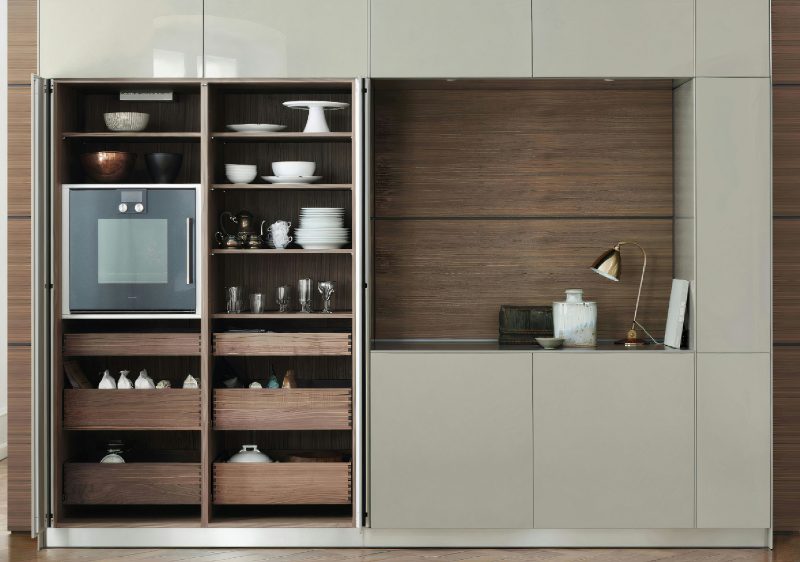 Pantry with appliance garage
