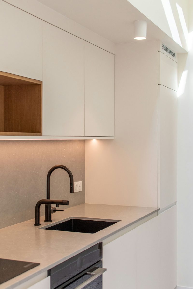 Minimalist Kitchen In the Loire Valley