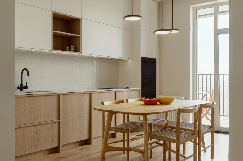 Light Oak Japandi Kitchen