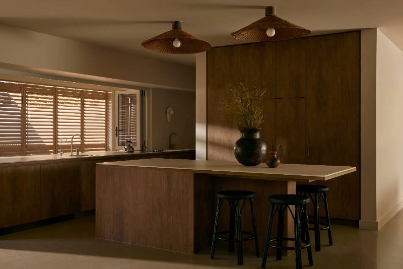 Dark Oak Scandinavian Kitchen