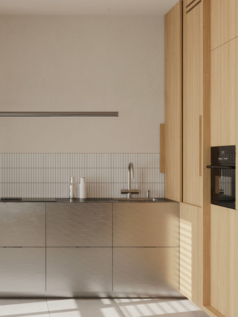 Stainless steel kitchen