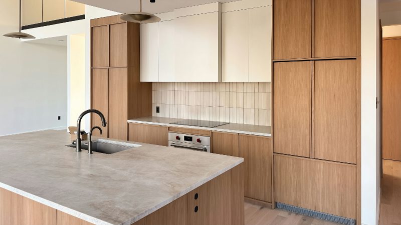 Natural Oak Japandi kitchen