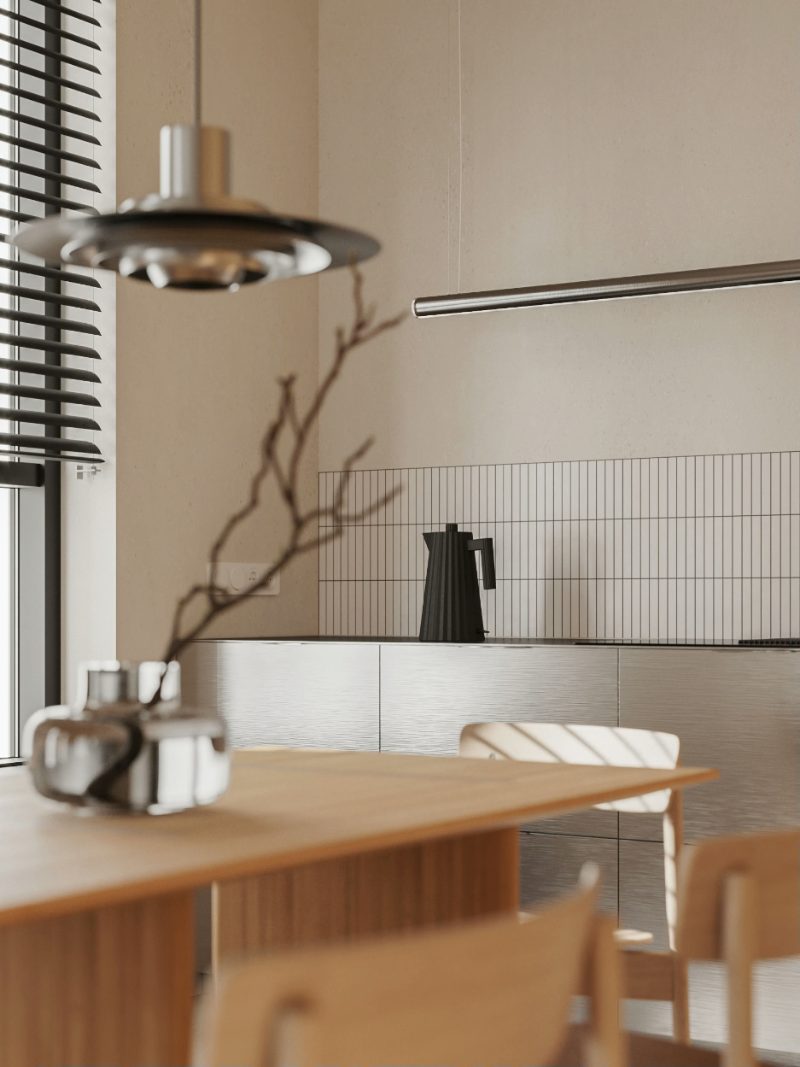 Stainless steel kitchen