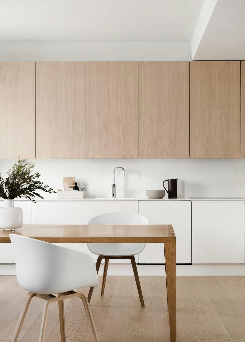 Rift oak kitchen