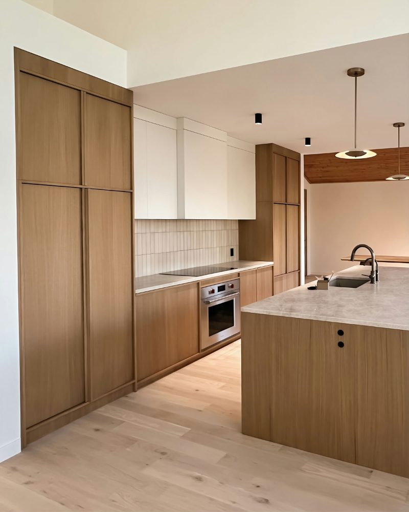 Natural Oak Japandi kitchen