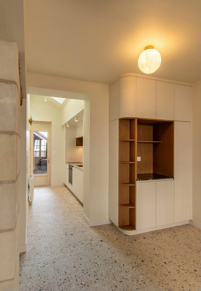 Minimalist Kitchen In the Loire Valley