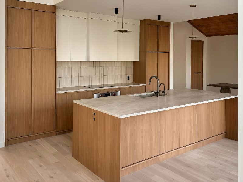 Natural Oak Japandi kitchen