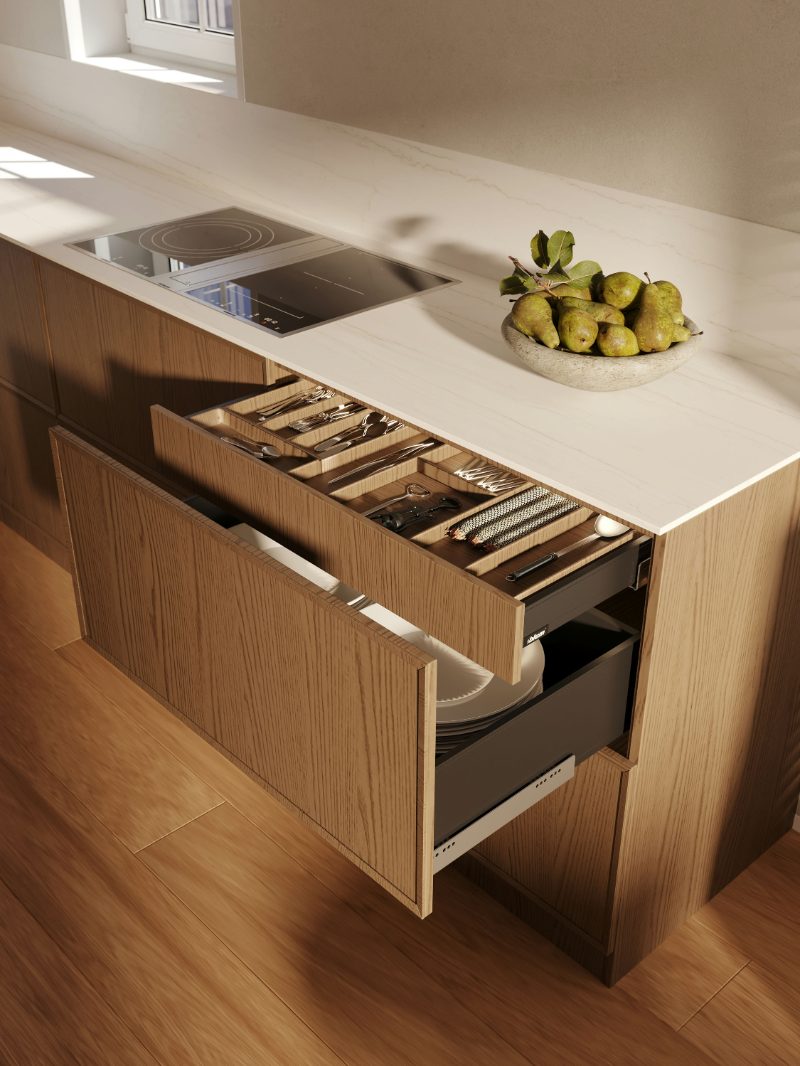 Evoke slim shaker kitchen